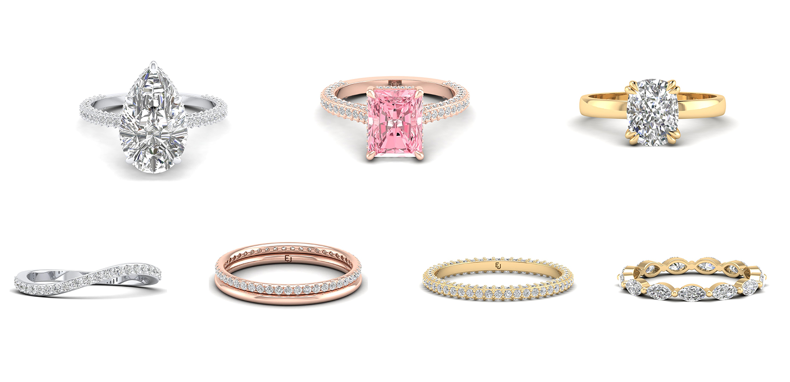 خواتم الأماس الساحرة تميز وأناقة 