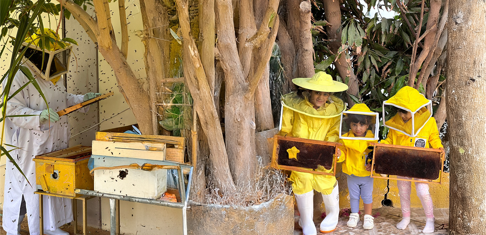 أم سهيل ... المصادفة قادتها لتصبح أول نحّالة إماراتية.. 