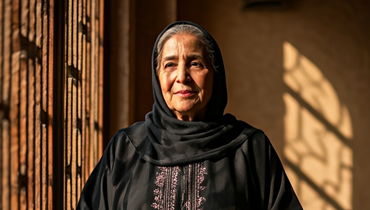 خلف النافذة
