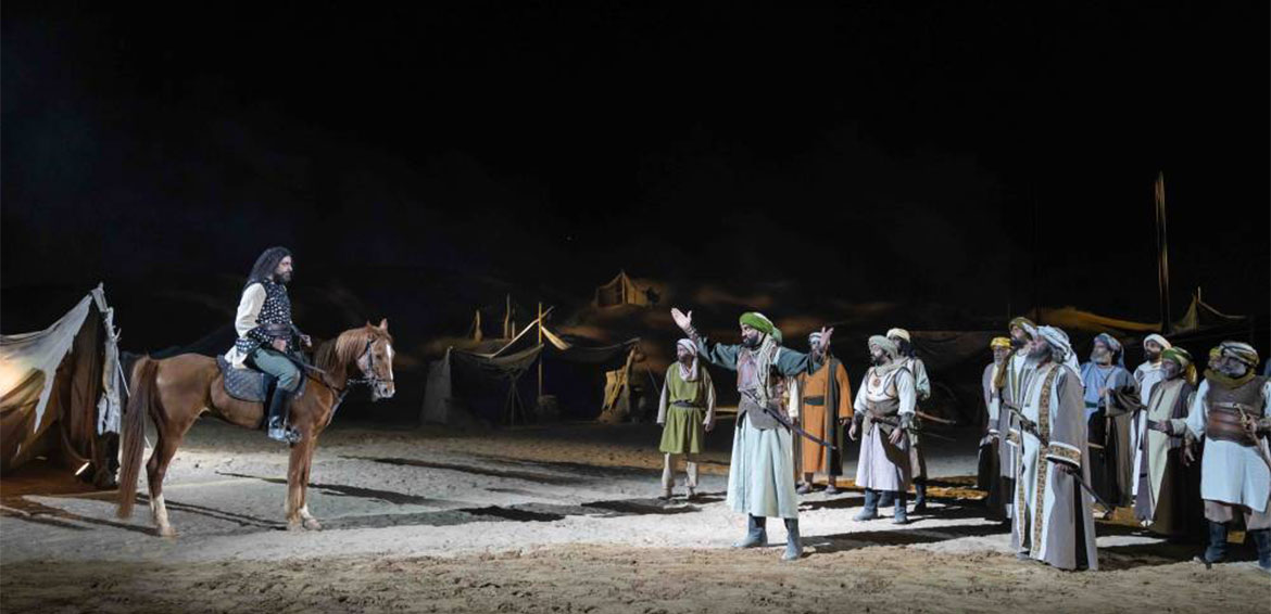 أحدث مسرحية للشيخ الدكتور سلطان القاسمي الشعرية "البرّاق وليلى العفيفة"